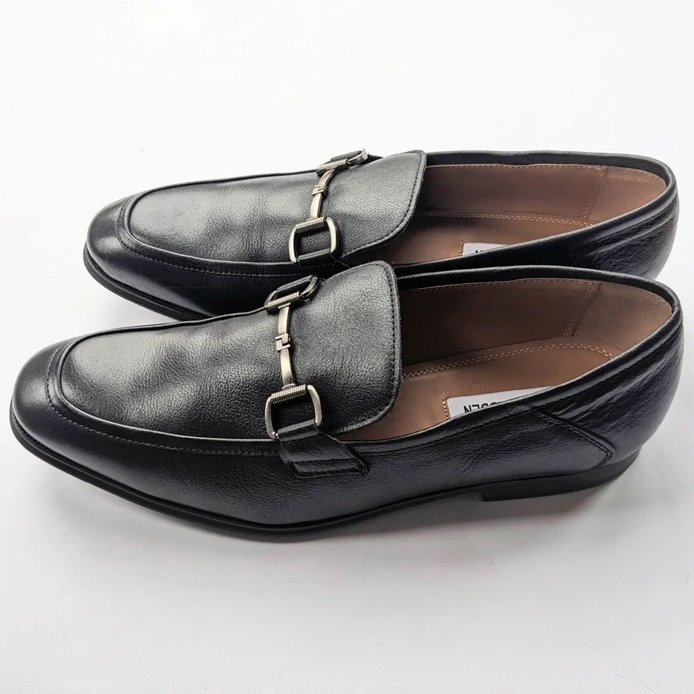 Steve Madden Men AAHRON Black Dress Loafer